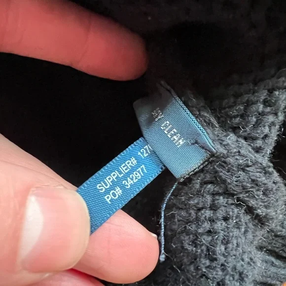 VTG Polo Ralph Lauren Men’s 2XL Black Cotton Cashmere Angora Fair Isle Sweater - Picture 5 of 8